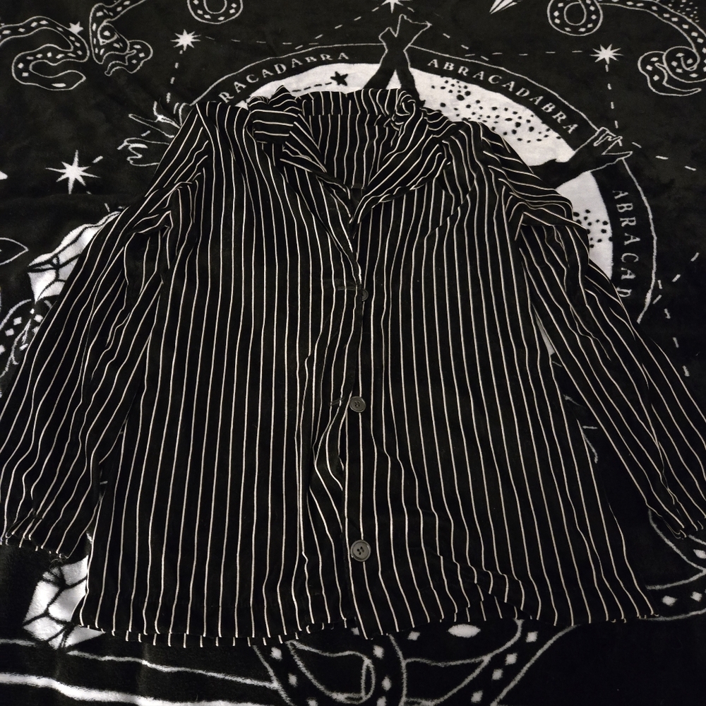 Sokoloff - Striped Black and White Pajama Top